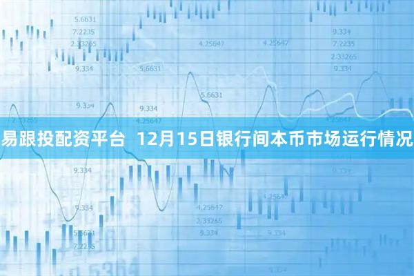 易跟投配资平台  12月15日银行间本币市场运行情况